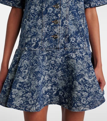 Peplum Tapestry minidress | Ganni