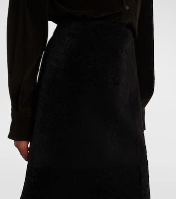 Shearling maxi skirt | Yves Salomon