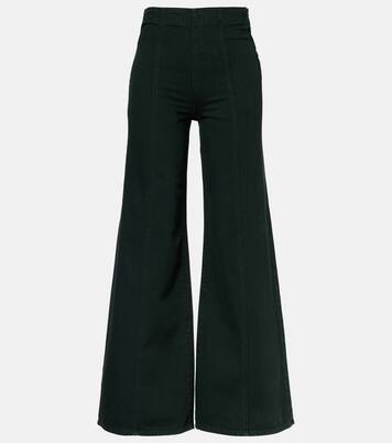 Bianca high-rise cotton wide-leg pants | Ulla Johnson