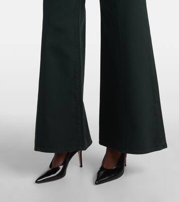 Bianca high-rise cotton wide-leg pants | Ulla Johnson