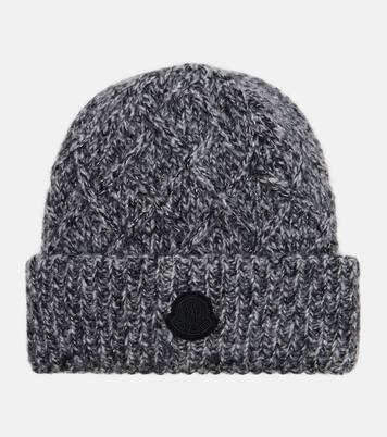 Embroidered alpaca-blend beanie | Moncler