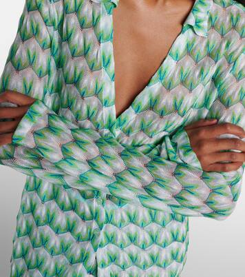 Bluse aus Häkelstrick | Missoni