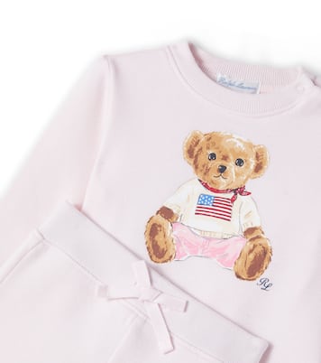 Baby cotton-blend sweatshirts and sweatpants set | Polo Ralph Lauren Kids