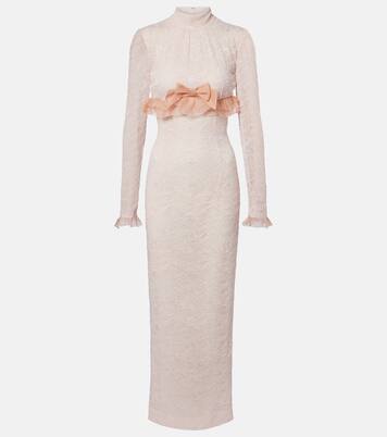 Bow-detail lace gown | Alessandra Rich