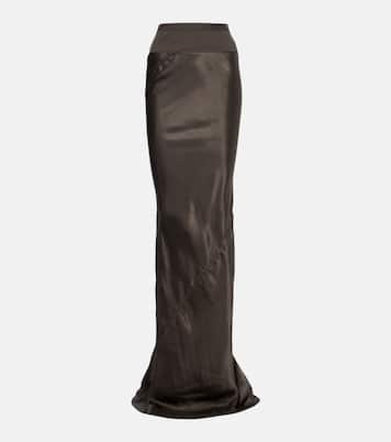 Satin maxi skirt | Rick Owens