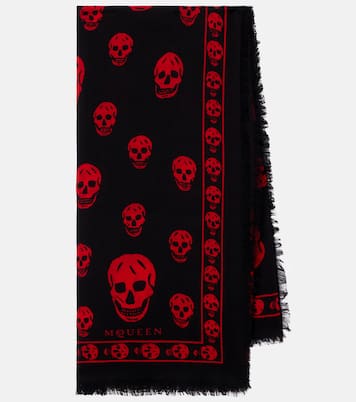 Schal Skull aus Wolle | McQueen