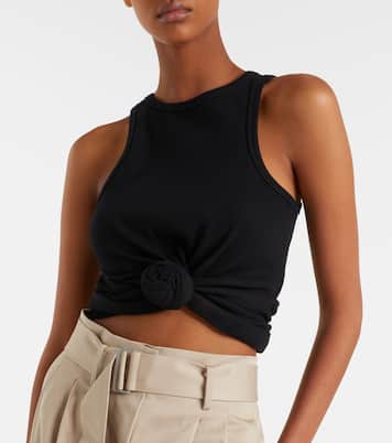 Tank top de jersey en mezcla de algodón | Magda Butrym