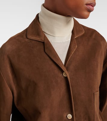 Janine suede shirt | The Row