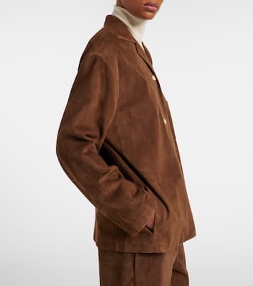 Janine suede shirt | The Row