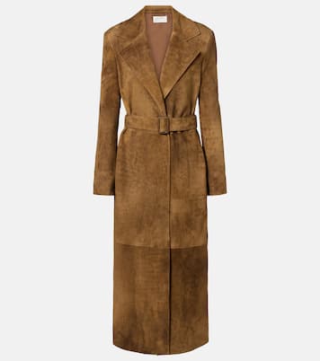 Raisa suede coat | The Row