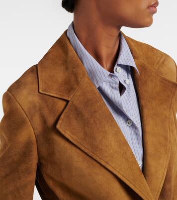 Raisa suede coat | The Row