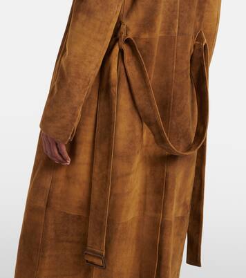 Raisa suede coat | The Row
