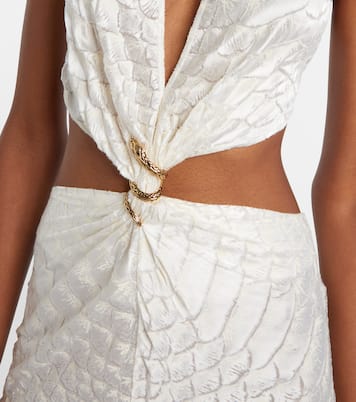 Embellished halterneck jumpsuit | Roberto Cavalli