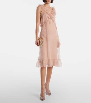 Sandali Temptation 105 in pelle, PVC e cristalli | Aquazzura