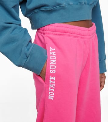 Mimi logo cotton jersey sweatpants | Rotate