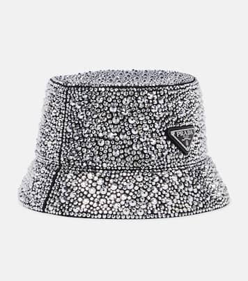 Cappello da pescatore con borchie | Prada