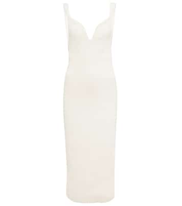 Alessie cotton-blend midi dress | Khaite