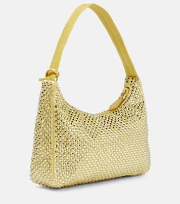 Borsa a spalla Re-Edition Mini con cristalli | Prada