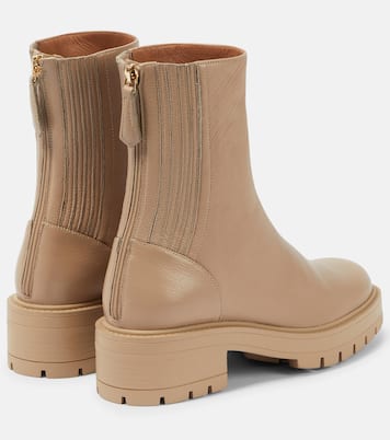 Saint Honoré leather ankle boots | Aquazzura