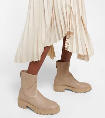 Saint Honoré leather ankle boots | Aquazzura