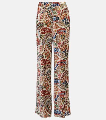 Pantalon ample imprimé à taille haute | Etro