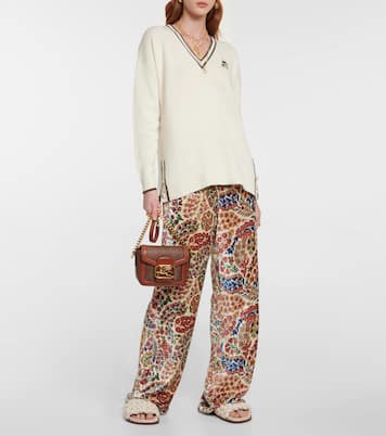 Pantalon ample imprimé à taille haute | Etro