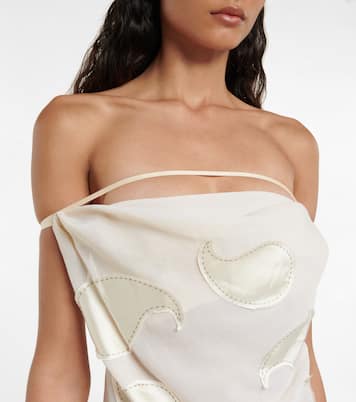 La Robe Draggiu appliquéd cotton gown | Jacquemus