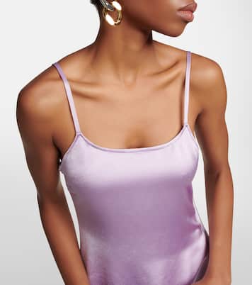 Satin zip slip dress | JW Anderson