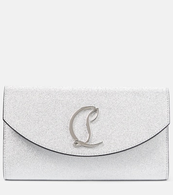 Clutch Loubi54 de piel con glitter | Christian Louboutin