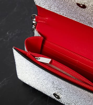 Clutch Loubi54 de piel con glitter | Christian Louboutin
