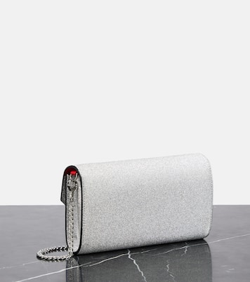 Clutch Loubi54 de piel con glitter | Christian Louboutin