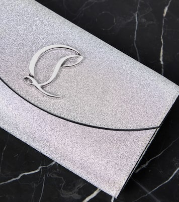 Clutch Loubi54 de piel con glitter | Christian Louboutin
