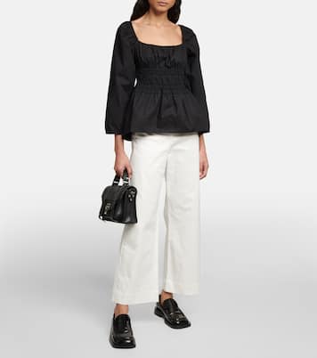 White Label cotton poplin top | Proenza Schouler