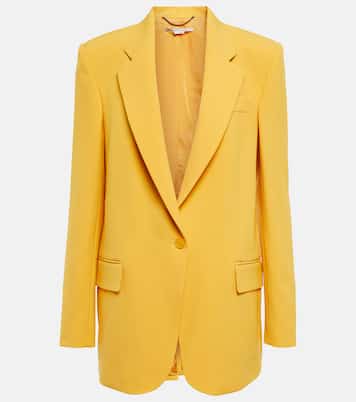 Wool-blend single-breasted blazer | Stella McCartney