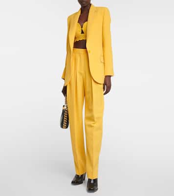 Wool-blend single-breasted blazer | Stella McCartney