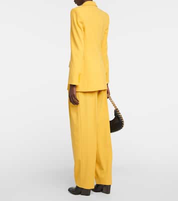 Wool-blend single-breasted blazer | Stella McCartney
