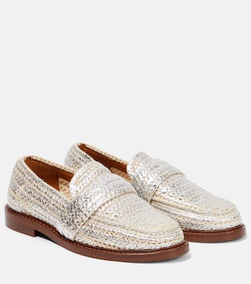 Mocassini Kalya in crochet metallizzato | Chloé