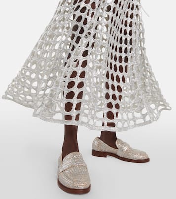 Mocassini Kalya in crochet metallizzato | Chloé