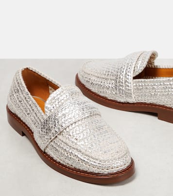 Mocassini Kalya in crochet metallizzato | Chloé