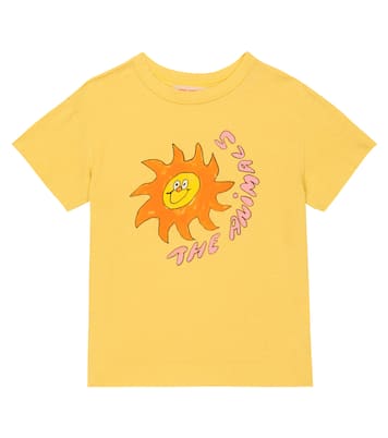 T-shirt Rooster in cotone con stampa | The Animals Observatory