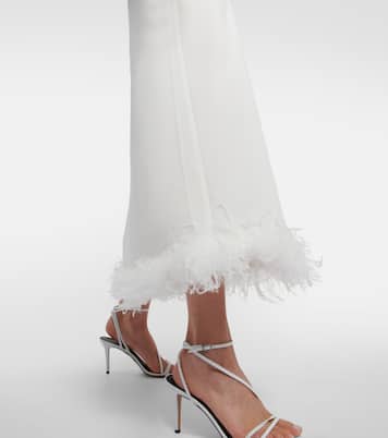 Bridal Maxikleid Mya mit Federn | Rixo