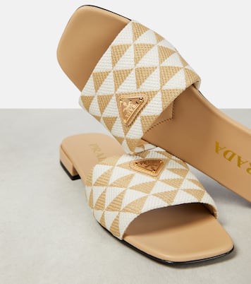 Sandali Geometric in jacquard | Prada