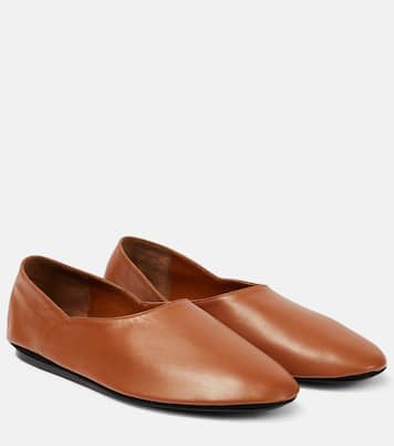 Ballerinas aus Leder | Jil Sander