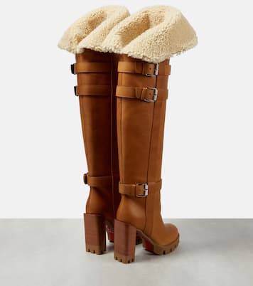 Botas mosqueteras Brodeback Lug de piel | Christian Louboutin