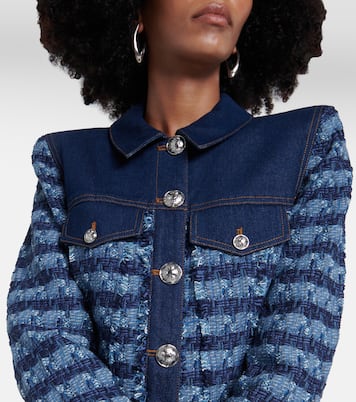 Giacca di jeans Santo con tweed | Veronica Beard