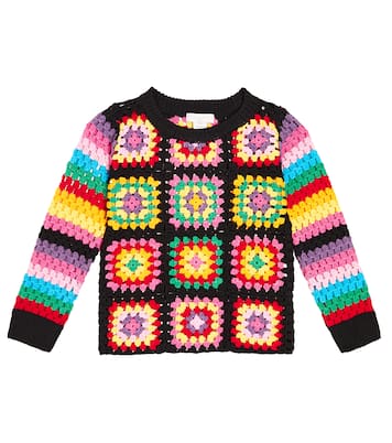 Pullover in crochet di misto cotone | Stella McCartney Kids
