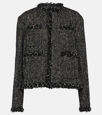 Cropped tweed jacket | Sacai