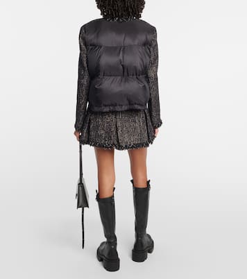 Cropped tweed jacket | Sacai