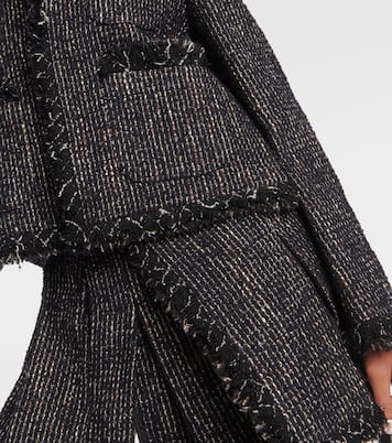 Cropped tweed jacket | Sacai