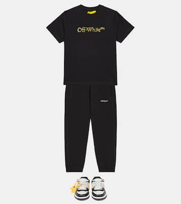 Pantalon de survêtement en coton à logo | Off-White Kids